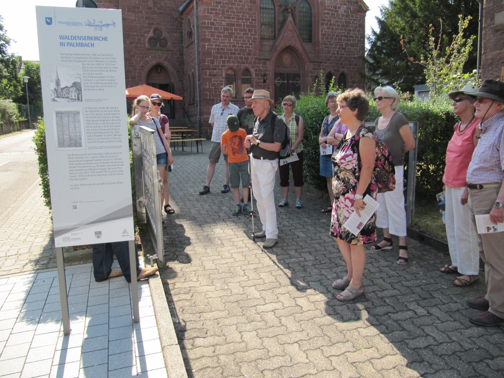 Führung am Waldenserweg Palmbach