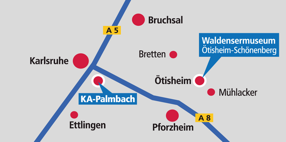 Waldenserort Palmbach, Stadt Karlsruhe