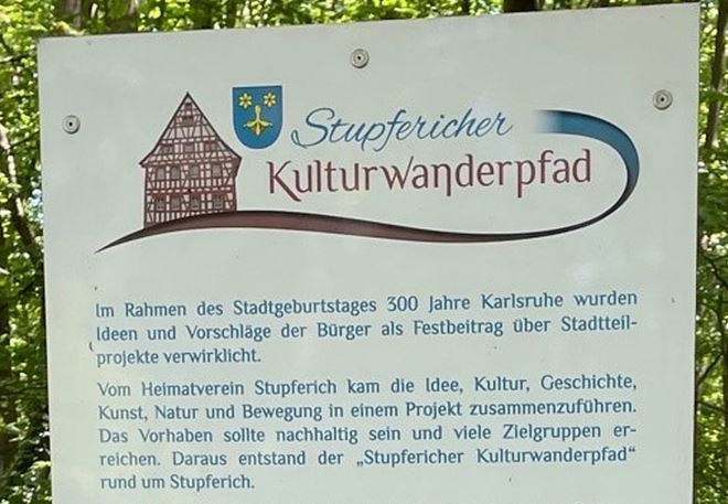 Stupfericher Kulturwanderpfad - Heimatmuseum Stupferich Stupfericher Kulturwanderpfad - Heimatmuseum Stupferich